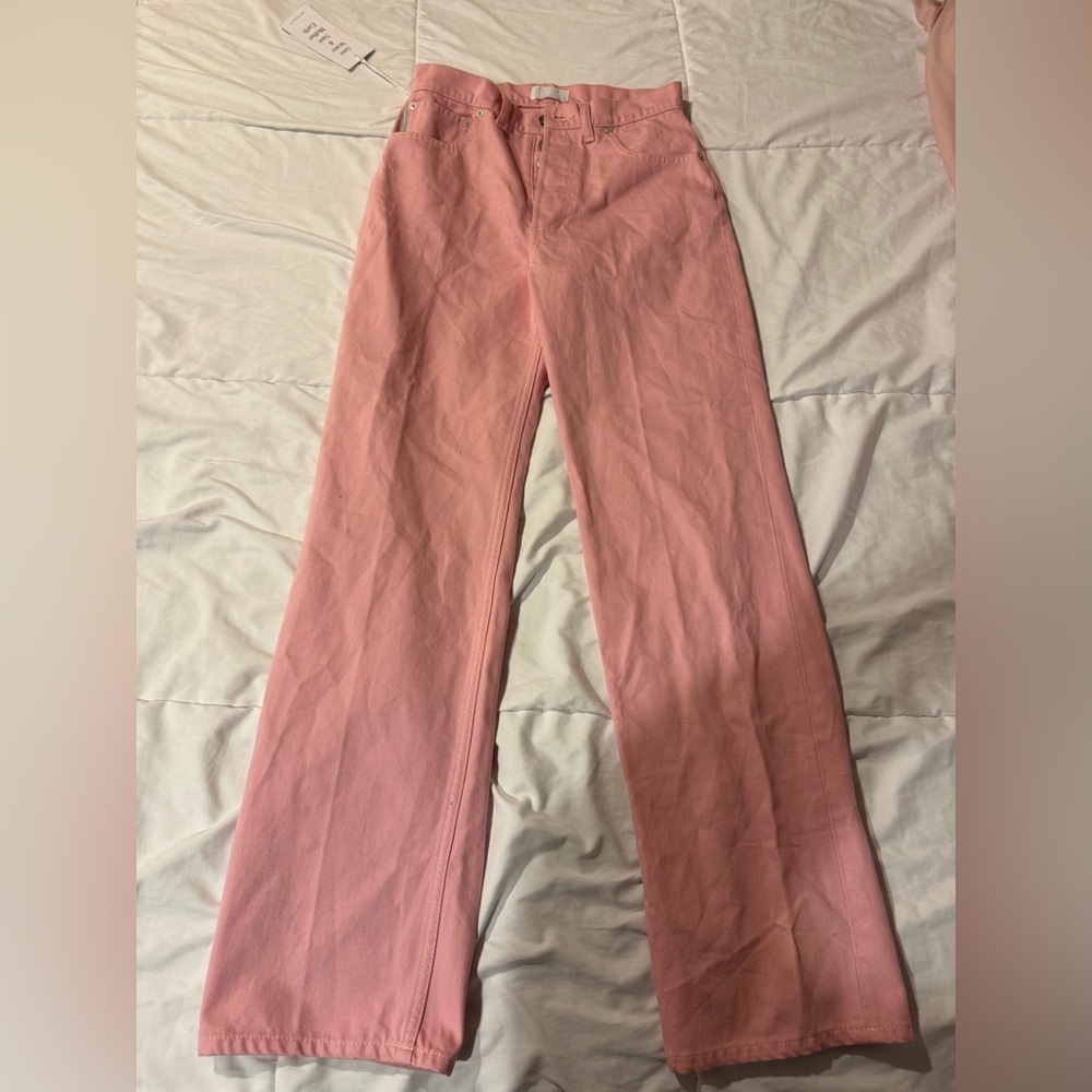 Women’s Boyish pink straight leg jeans